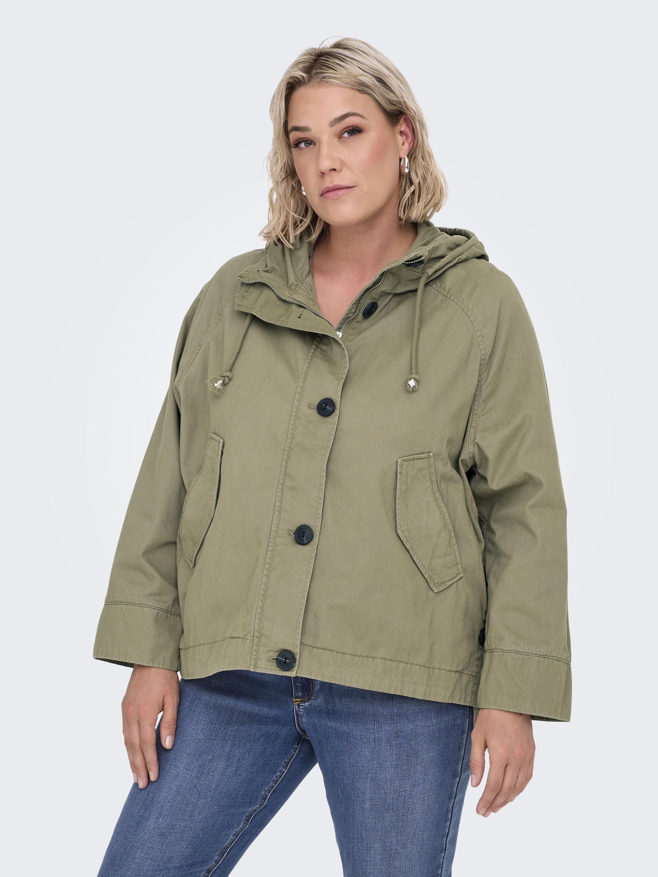 Übergangsjacke aus Baumwolle - Mermaid - Grün