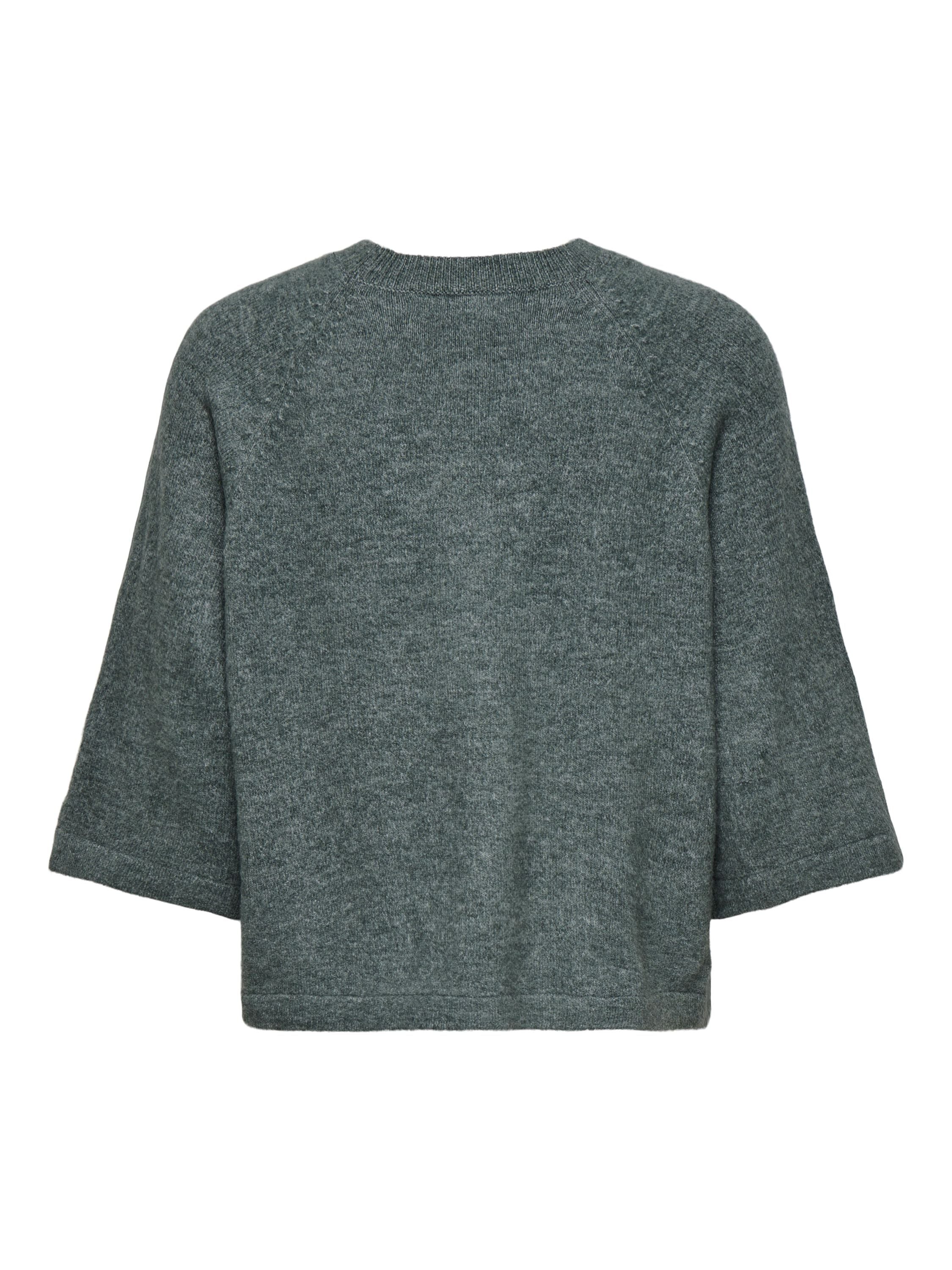 Pullover 3/4 Arm - Balsam Green/MELANGE - Grün