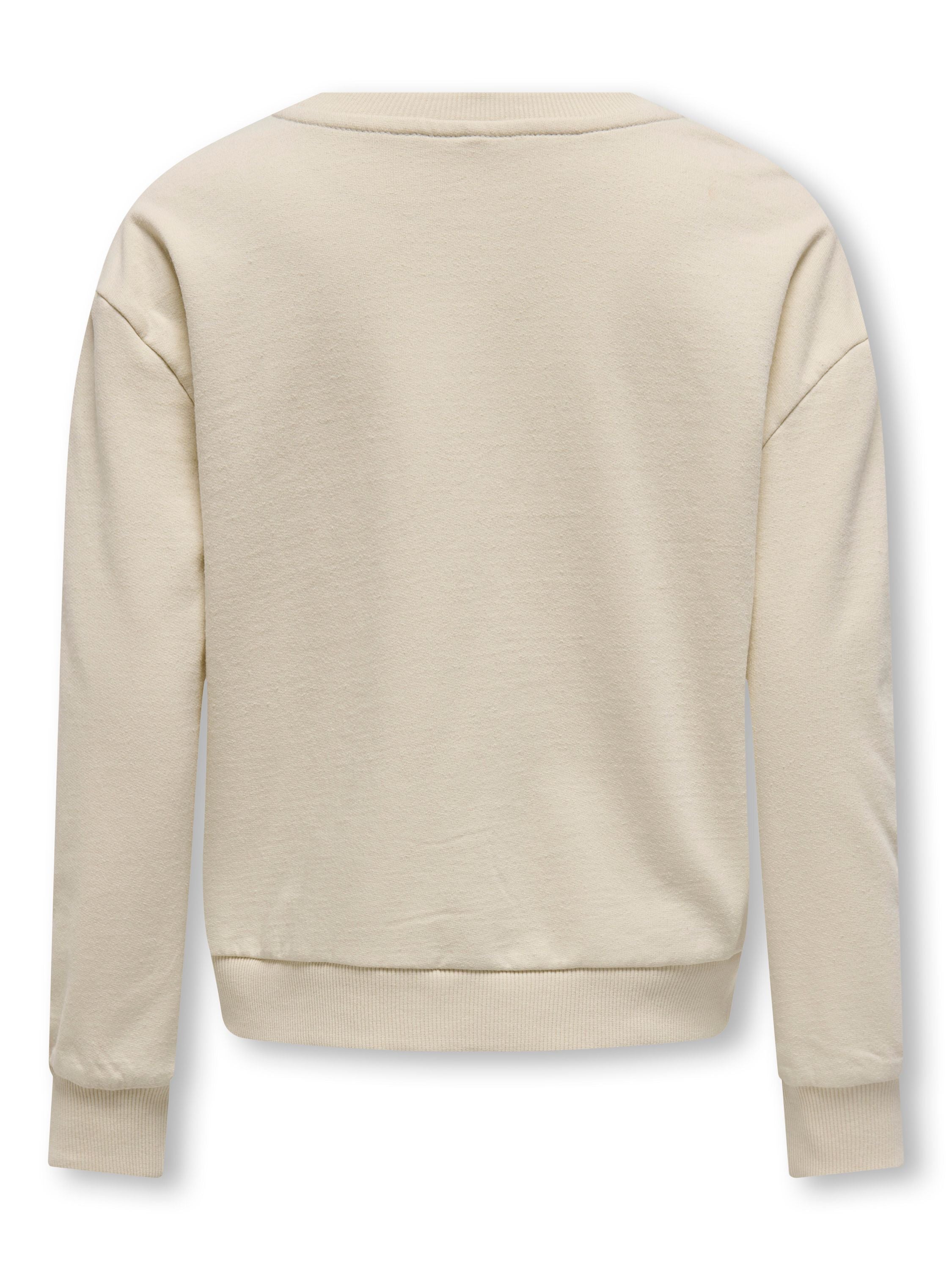 Sweatshirt mit Print - Birch/Amore/Leo - Beige