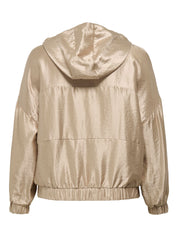 Bomberjacke mit Kapuze - Cornstalk - Gold
