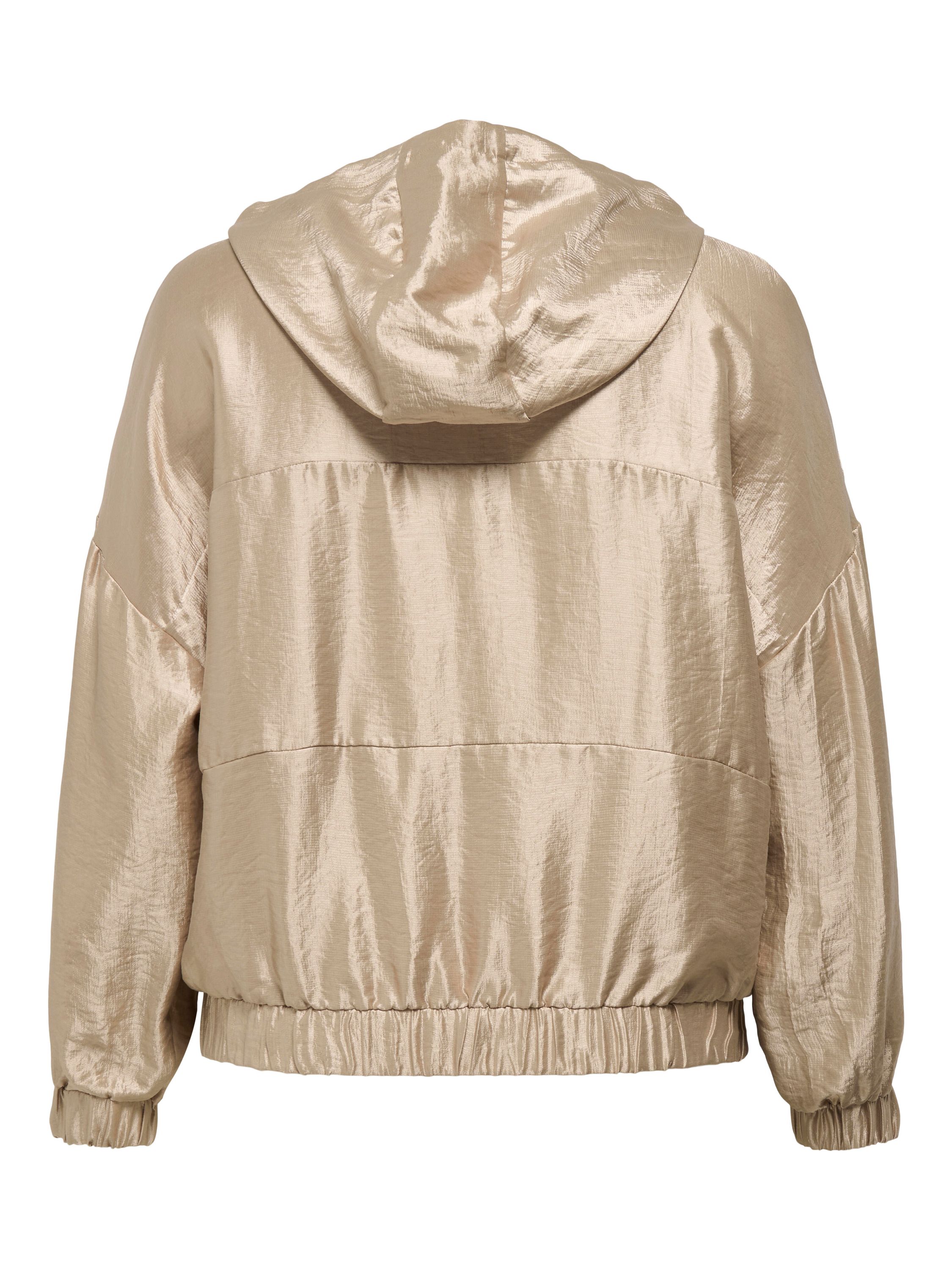 Bomberjacke mit Kapuze - Cornstalk - Gold