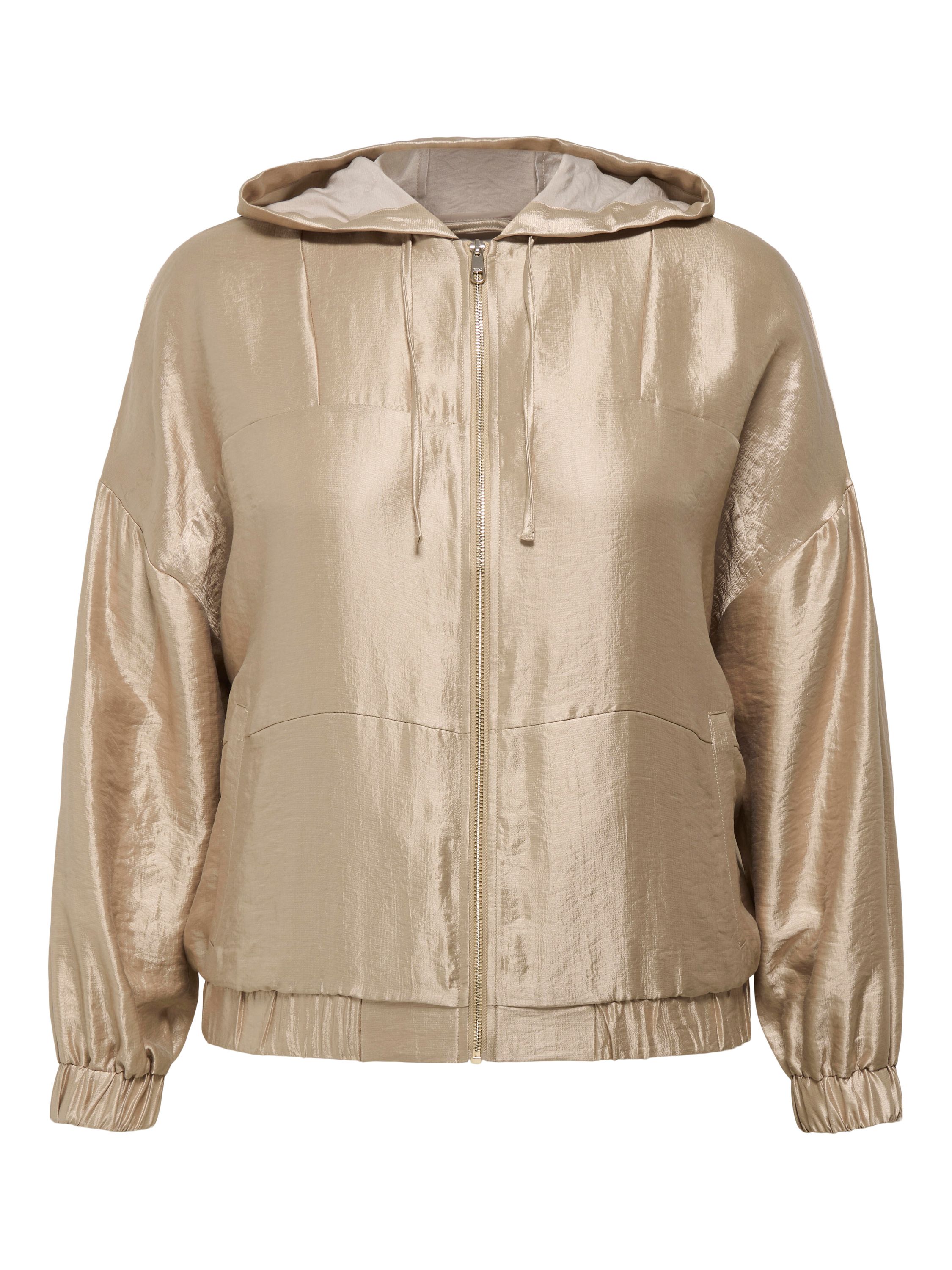 Bomberjacke mit Kapuze - Cornstalk - Gold