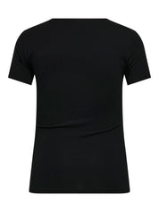 T-Shirt aus Bio-Baumwolle - Black - Schwarz