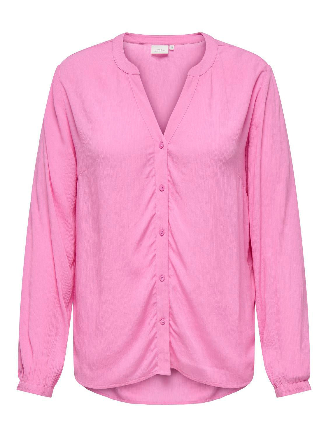 Bluse DIONA aus Viskose - Fuchsia Pink - Pink
