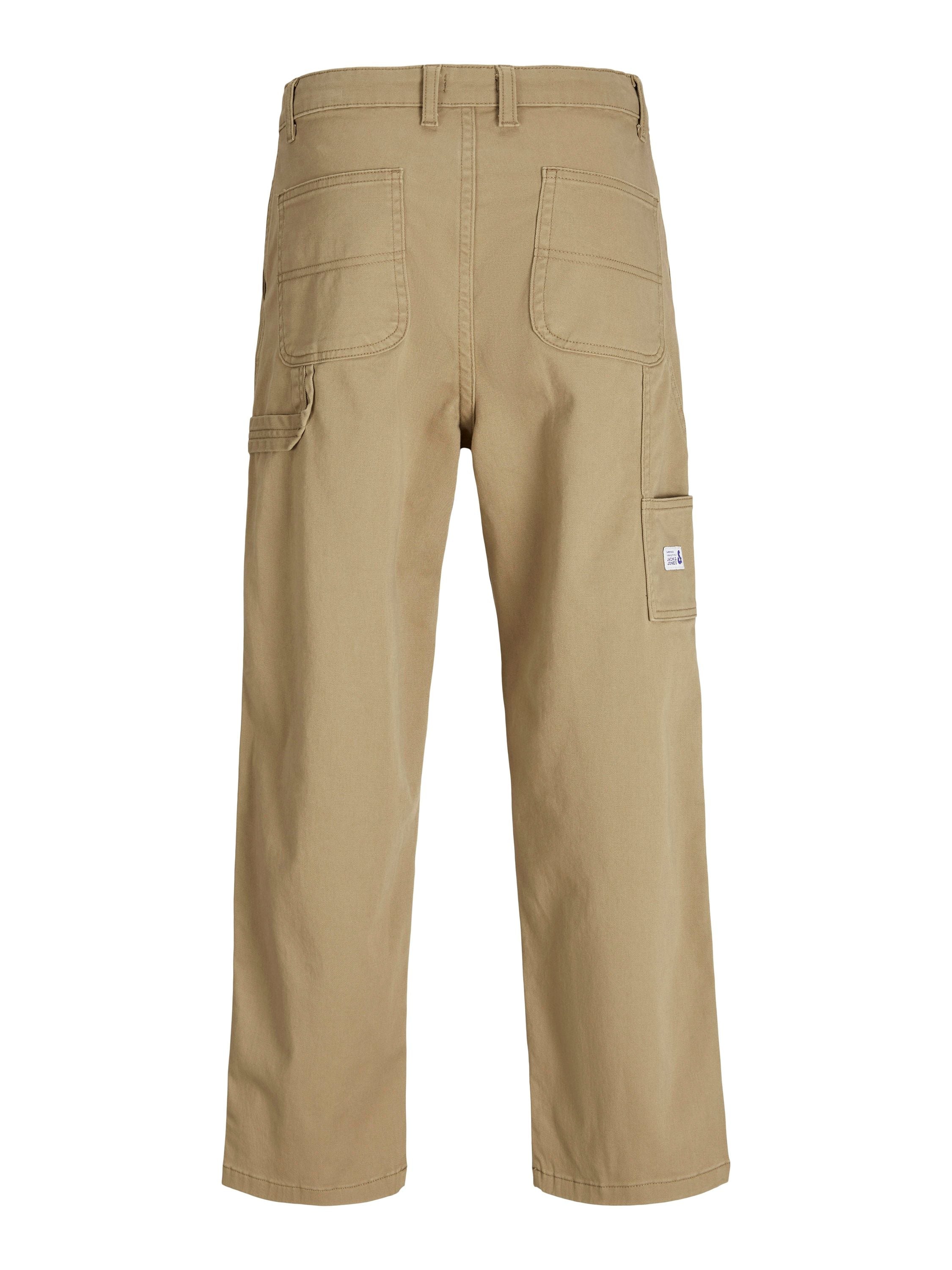 Chinohose Straight Leg - Elmwood/STITCHING W. DTM - Beige