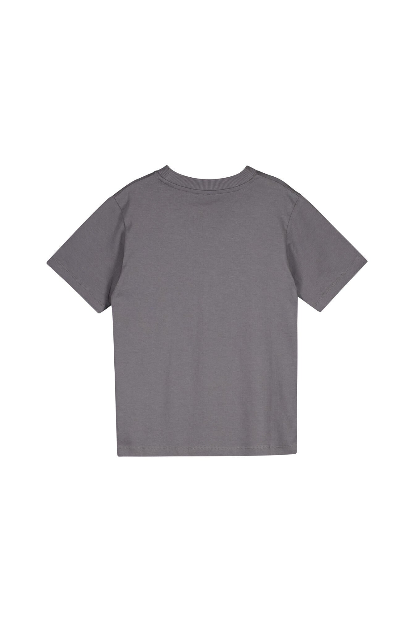 T-Shirt mit Logoprint - Castlerock/LOOSE - Grau