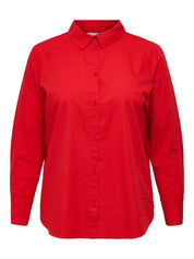 Bluse LALA Regular Fit - High Risk Red/BUTTONS AT BACK - Rot
