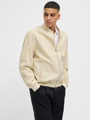 Bomberjacke - Whitecap Gray - Beige