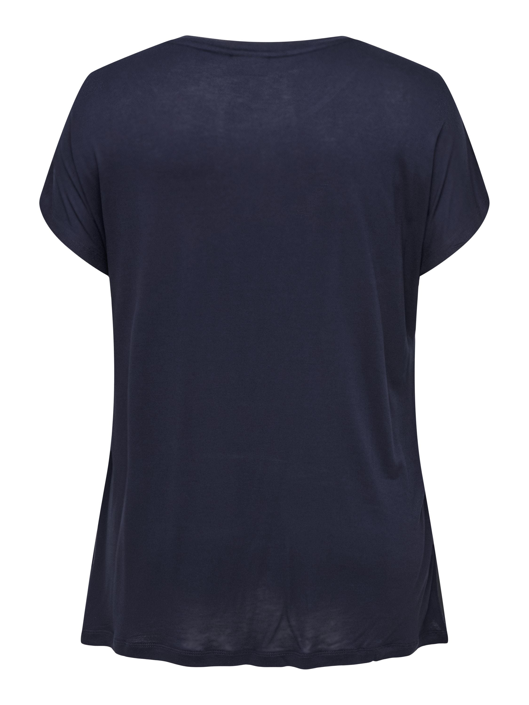 T-Shirt - Night Sky/Golden faces - Blau