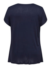 T-Shirt - Night Sky/Golden faces - Blau