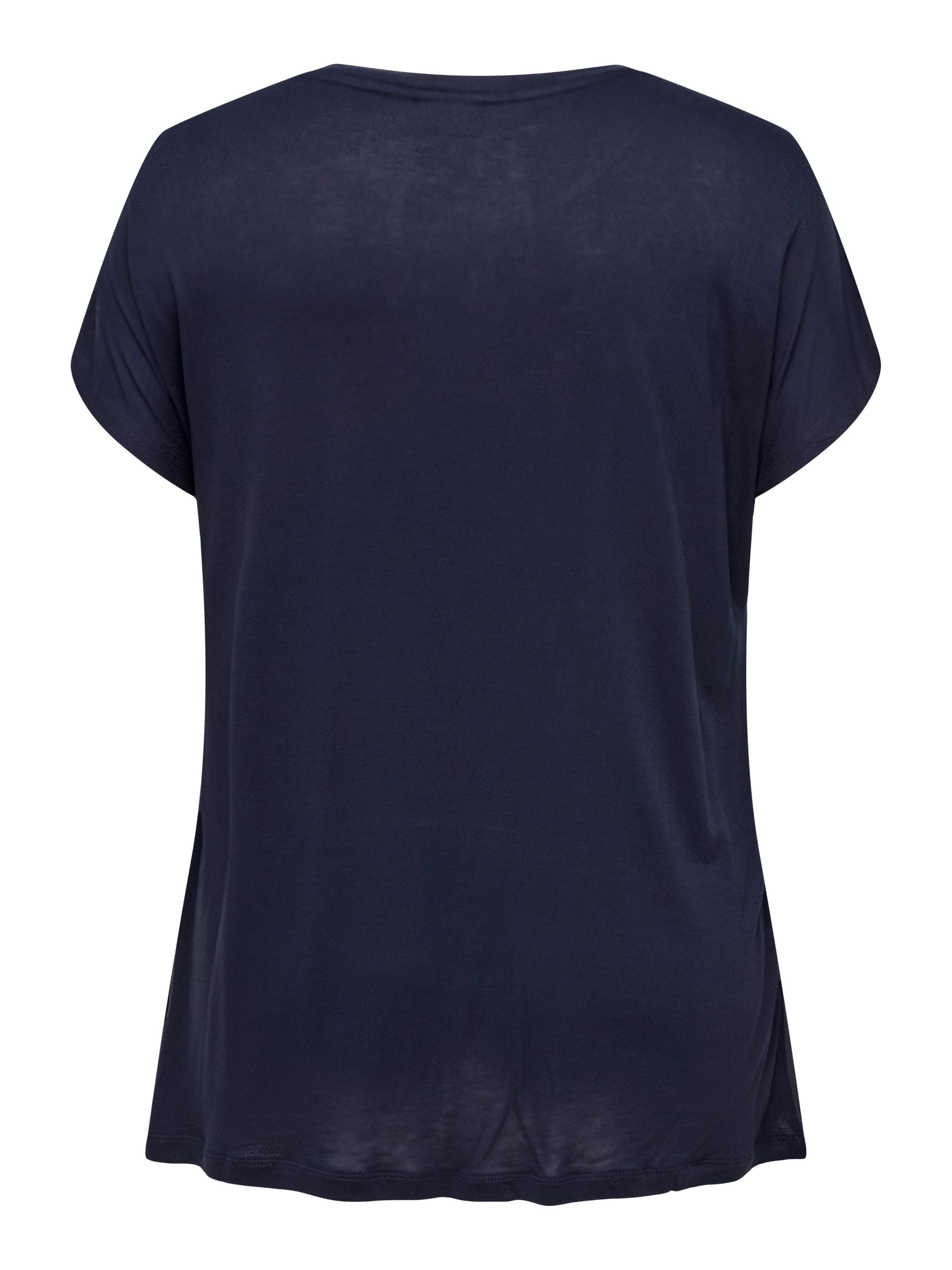 T-Shirt - Night Sky/Golden faces - Blau