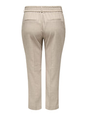 Hose VERONICA Slim Fit - White Pepper - Beige