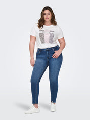 Jeans WILLY Skinny Fit - Medium Blue Denim - Blau