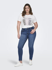 Jeans WILLY Skinny Fit - Medium Blue Denim - Blau