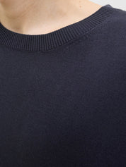 Strick-T-Shirt aus Viskosemix - Night Sky - Blau