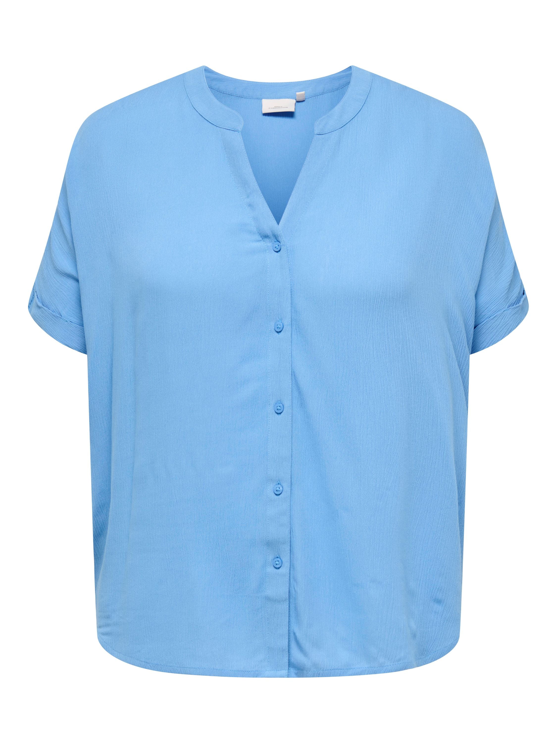 Bluse aus Viskose - Azure Blue - Blau