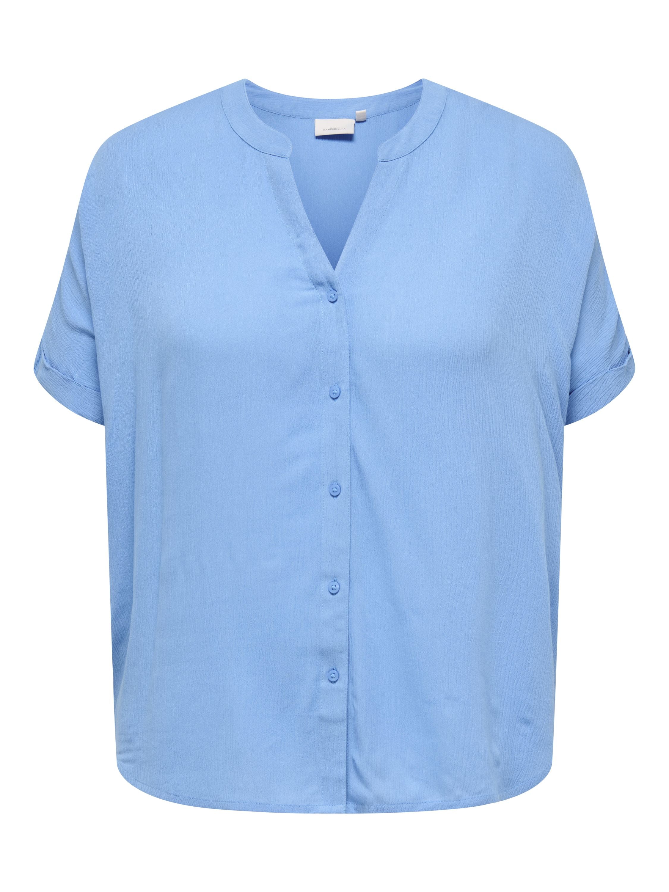 Bluse aus Viskose - Azure Blue - Blau