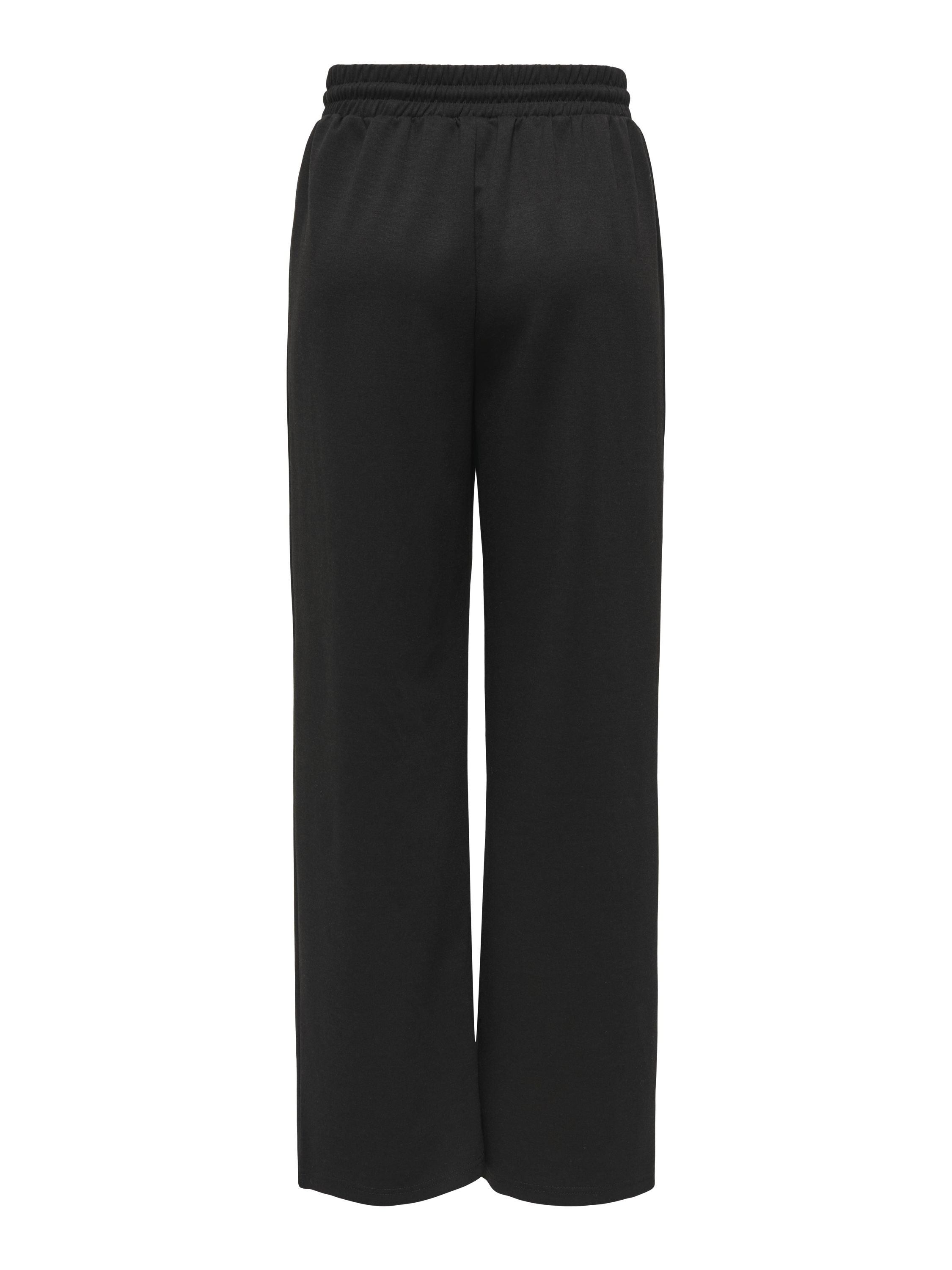 Hose mit weitem Beinschnitt - Black - Schwarz