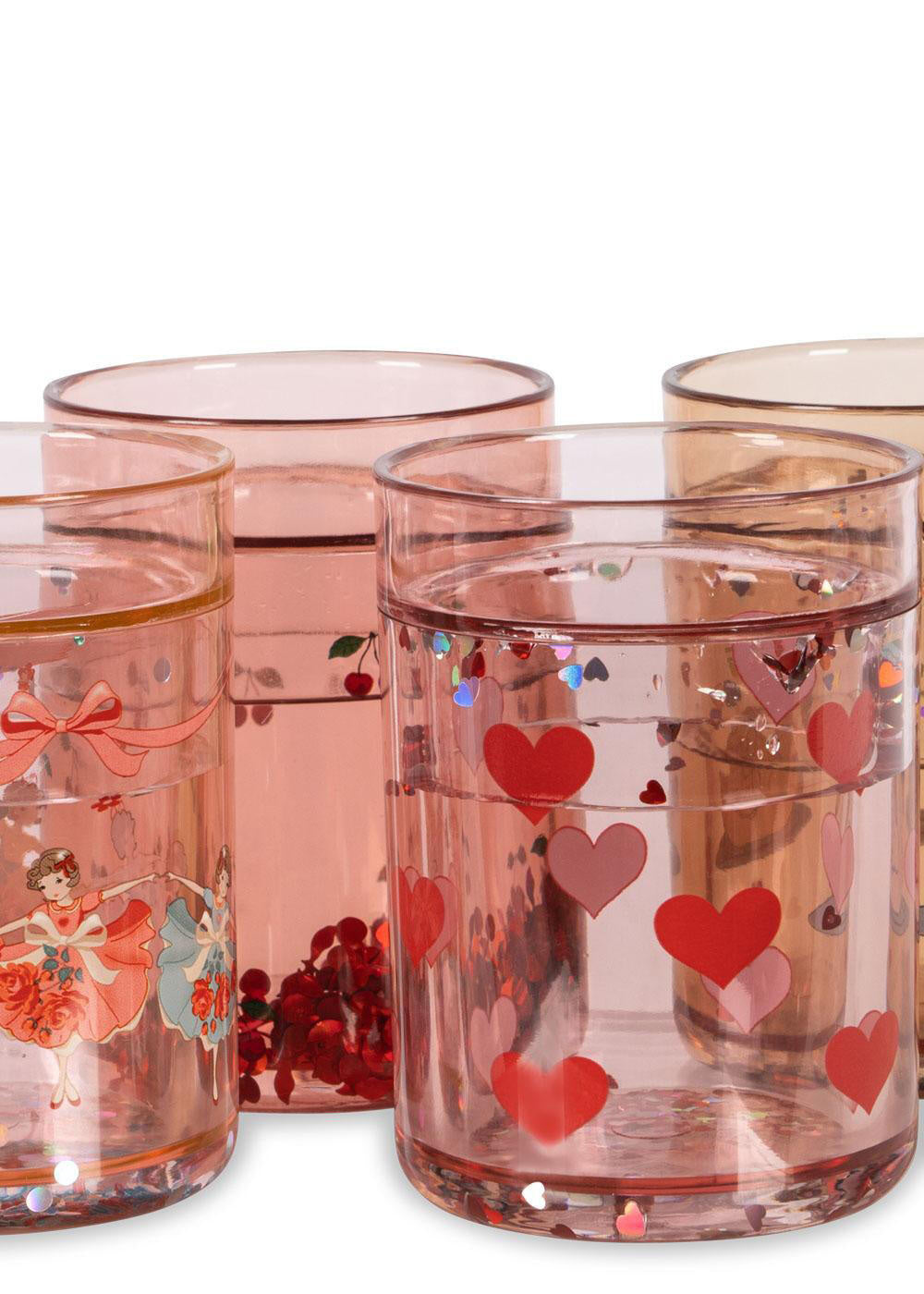 Trinkbecher 4er-Pack - ROSE MULTI - Rosa