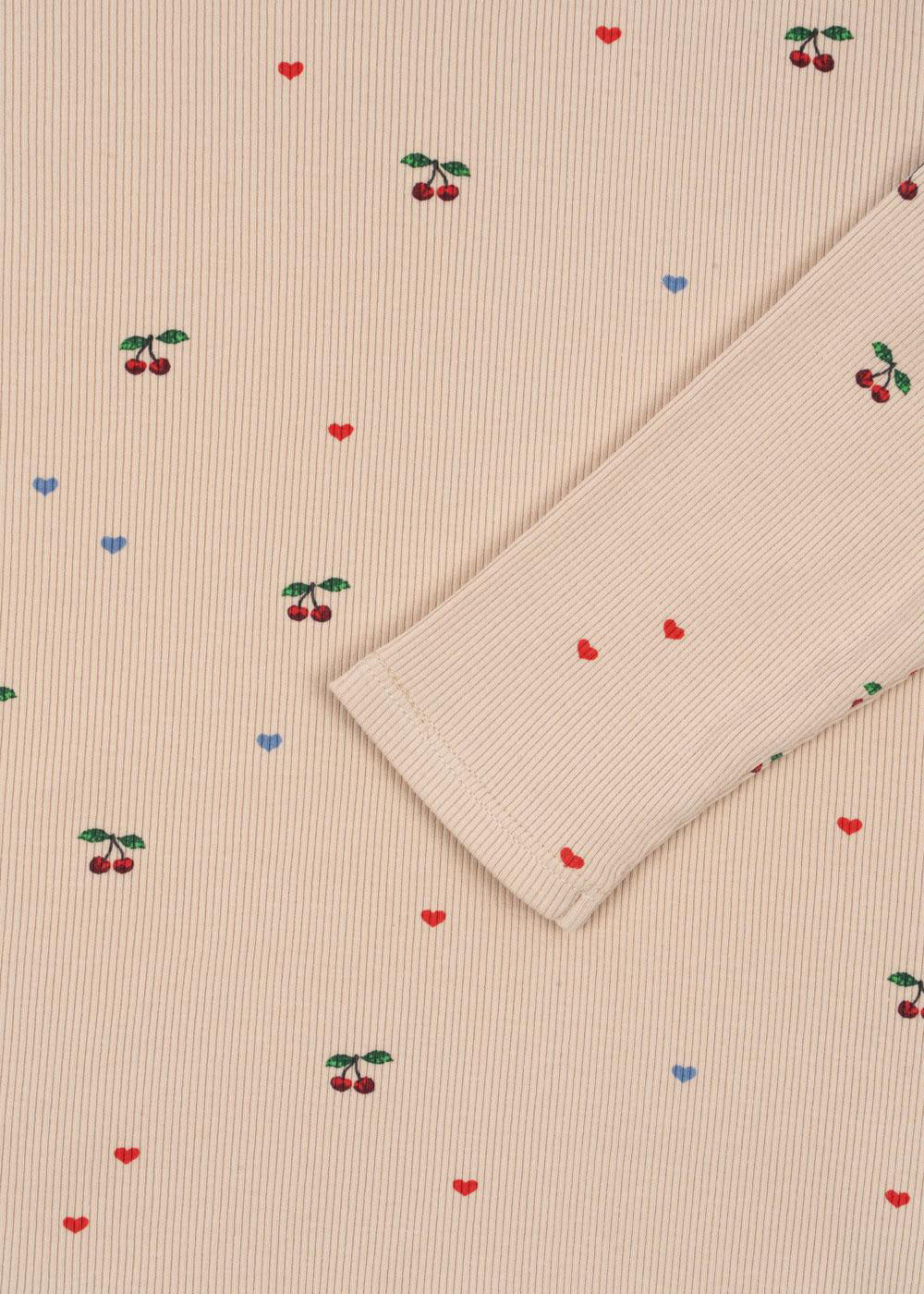 Langarmshirt ELLA aus Bio-Baumwolle - CHERRY COEUR BLUSH - Rosa