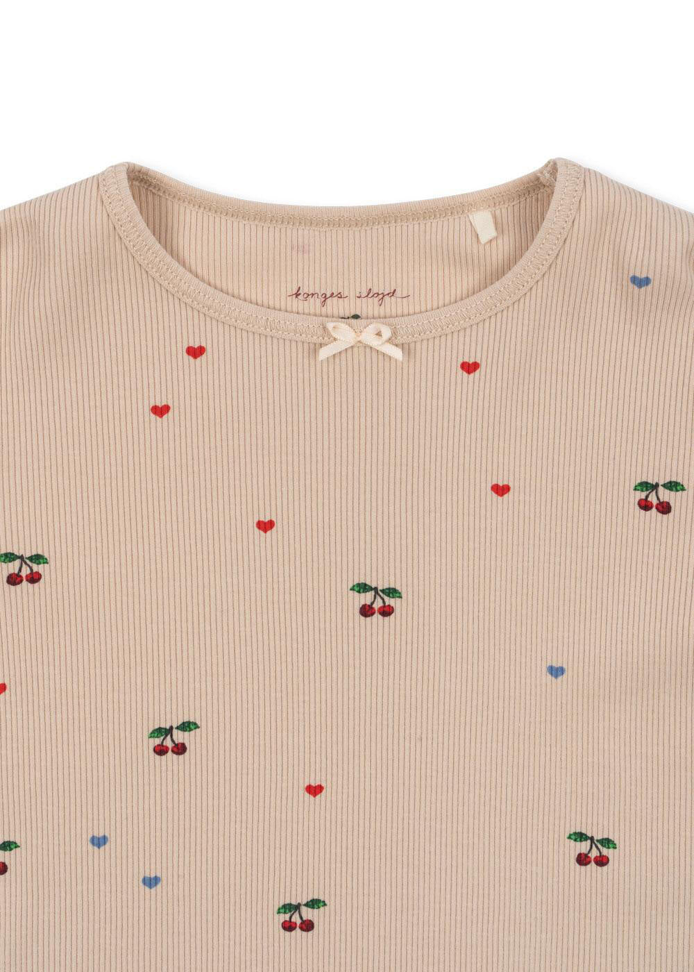 Langarmshirt ELLA aus Bio-Baumwolle - CHERRY COEUR BLUSH - Rosa