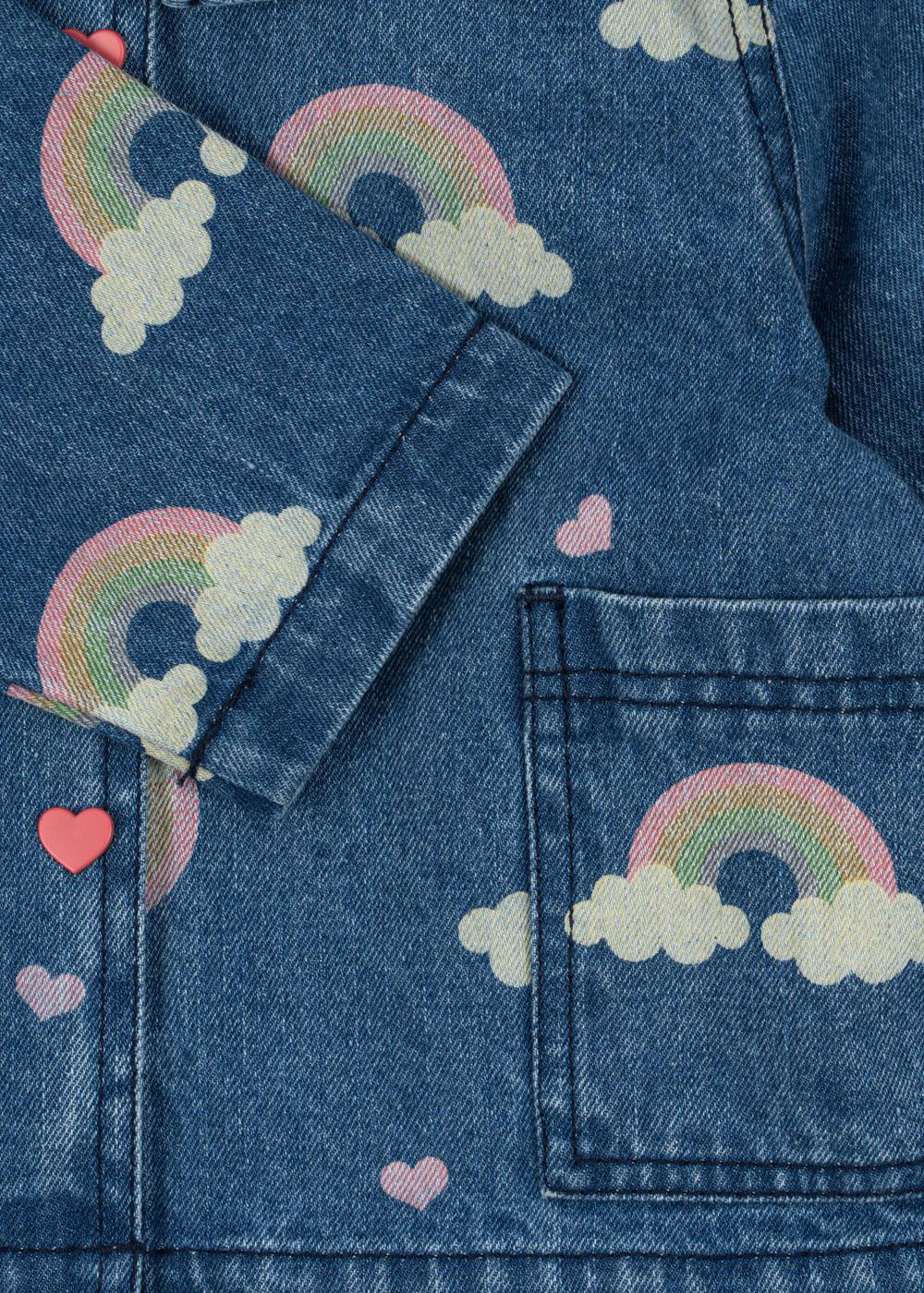 Jeansbluse MAGOT - RAINBOW - Blau