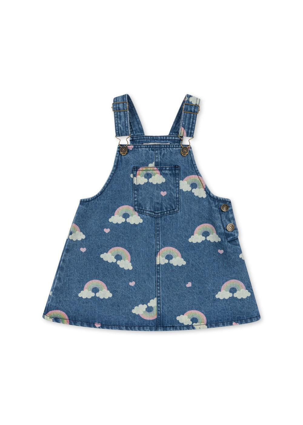 Latzkleid Midi MAGOT - RAINBOW - Blau