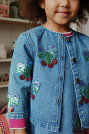 Jeansbluse MAGOT - AMARENA SEQUIN - Blau