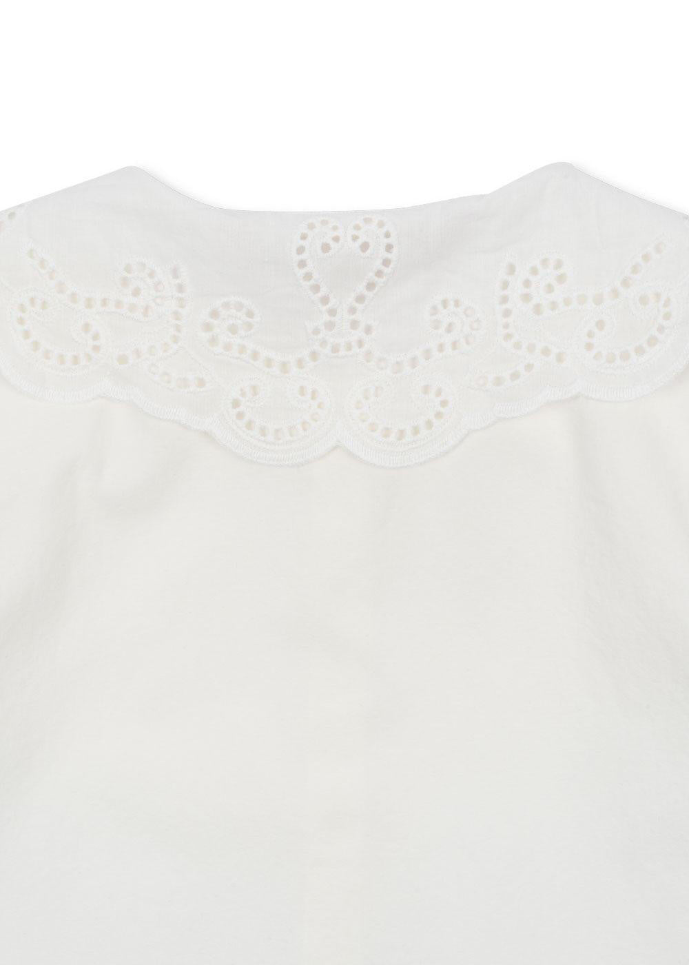 Baumwollbluse RILO - OPTIC WHITE - Weiß