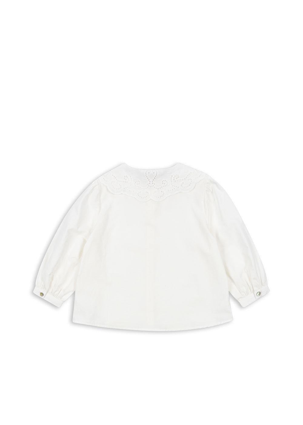 Baumwollbluse RILO - OPTIC WHITE - Weiß