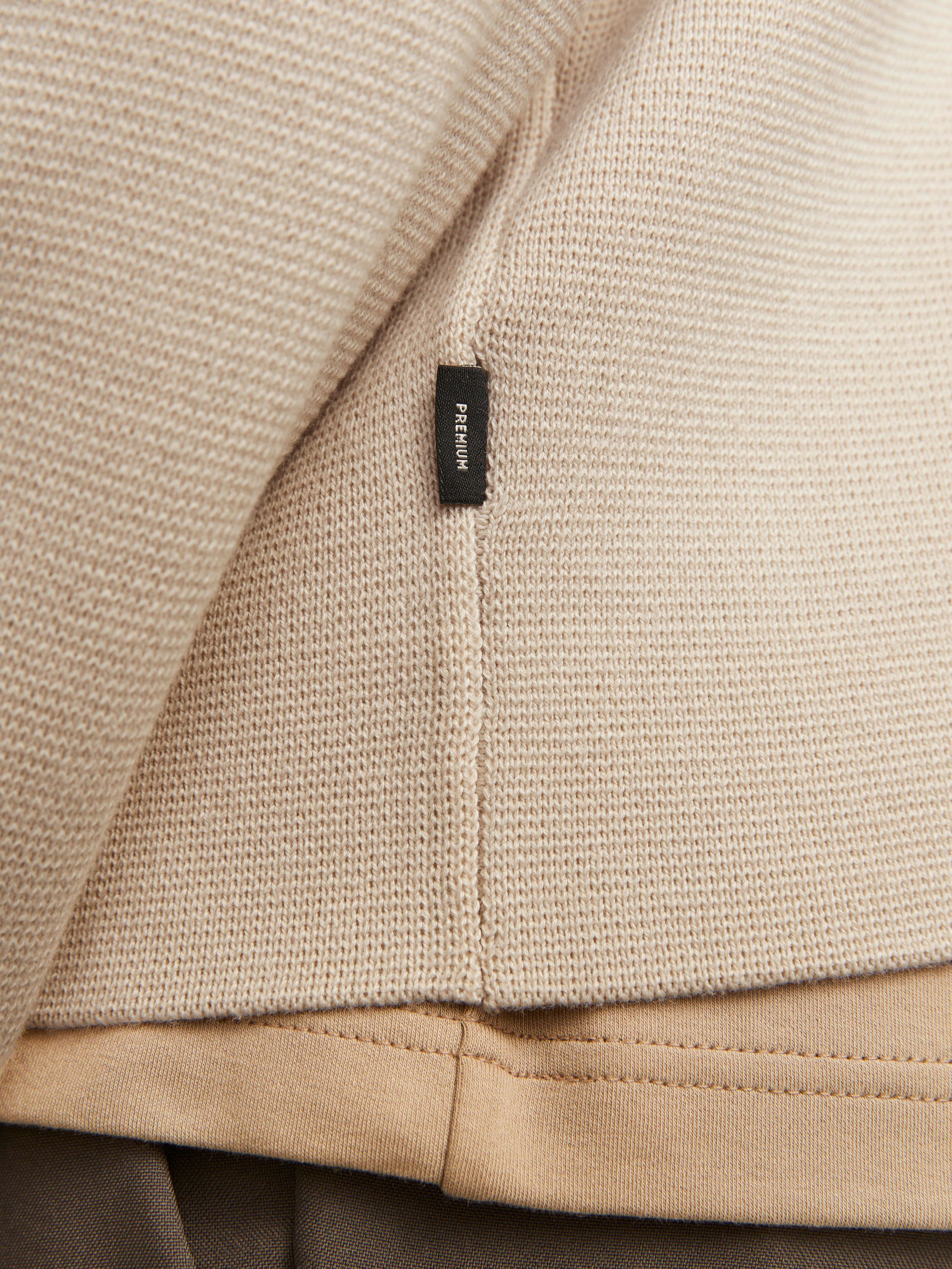 Strickjacke aus Baumwollmix - Silver Lining - Beige
