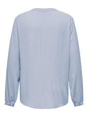 Bluse DIONA aus Viskose - Soft Chambray - Blau
