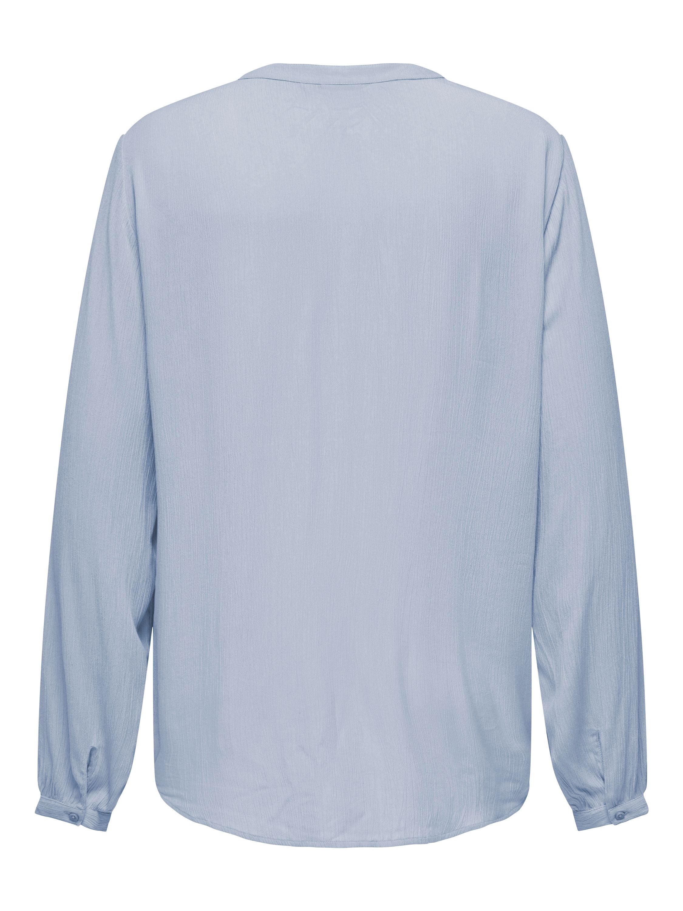 Bluse DIONA aus Viskose - Soft Chambray - Blau