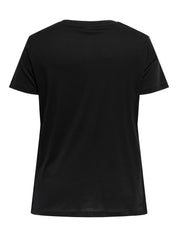 T-Shirt aus Baumwolle - Black/Sea/ Sand/Sun - Schwarz