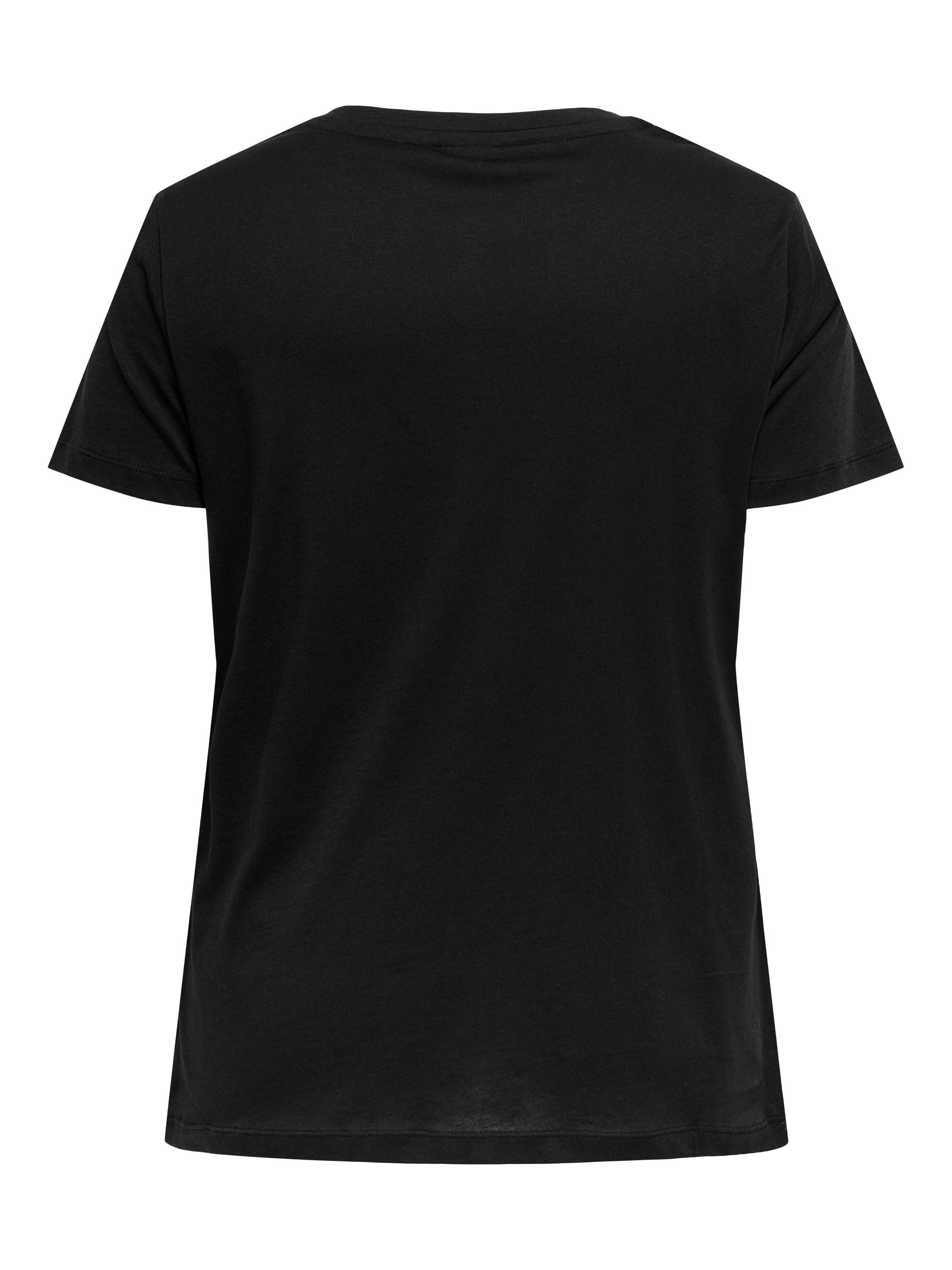 T-Shirt aus Baumwolle - Black/Sea/ Sand/Sun - Schwarz