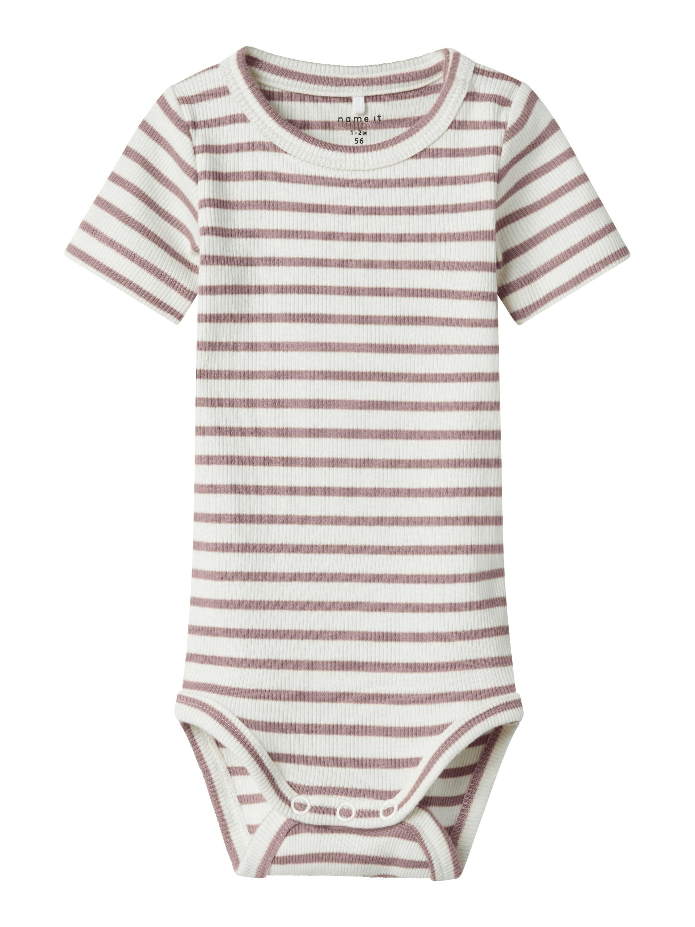 Body aus Rippstrick - Deauville Mauve - Rosa
