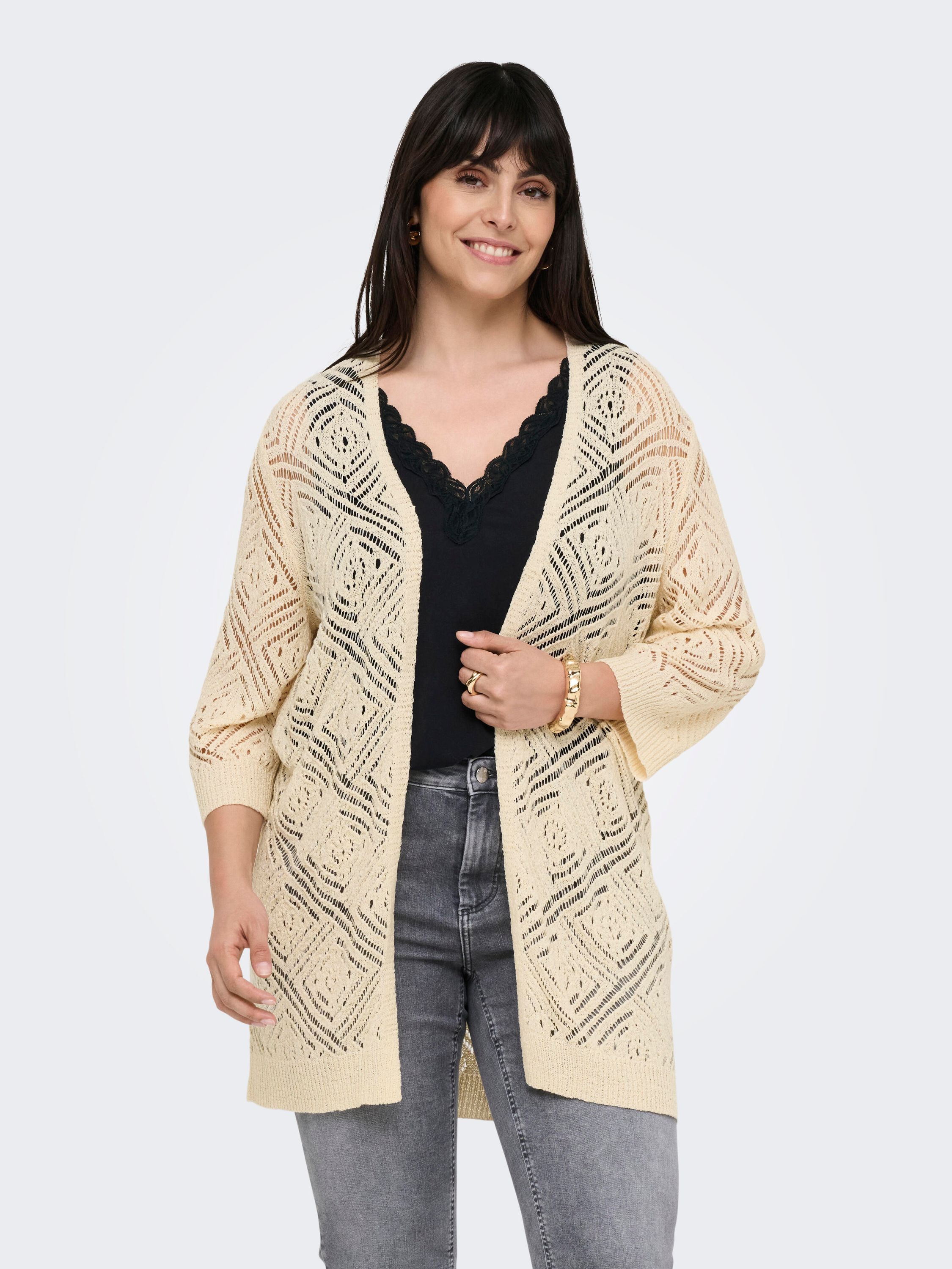 Cardigan Loose Fit - Ecru - Creme