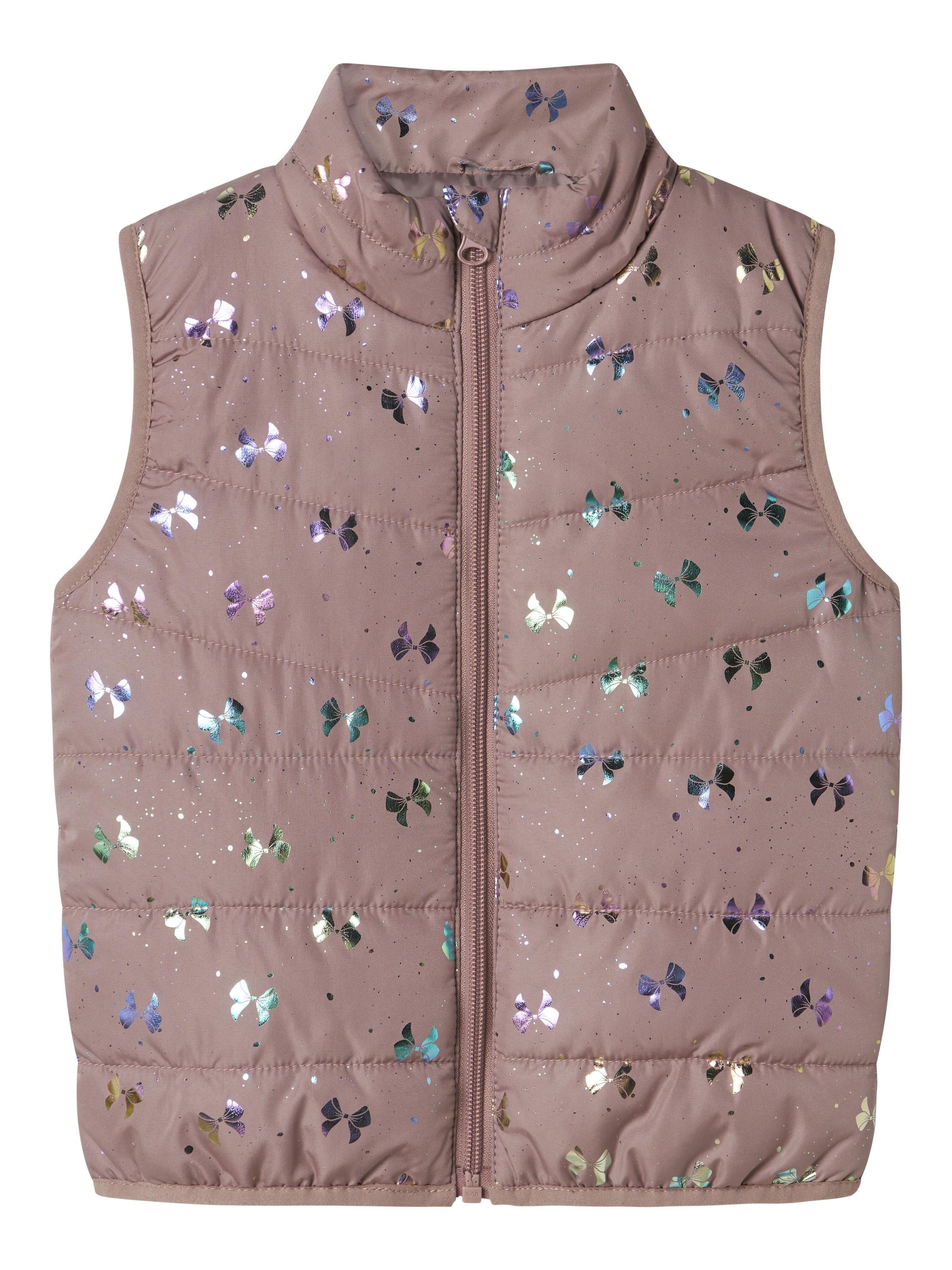 Weste mit Seitentaschen - Woodrose - Rosa
