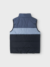Weste mit Seitentaschen - Vintage Indigo - Blau