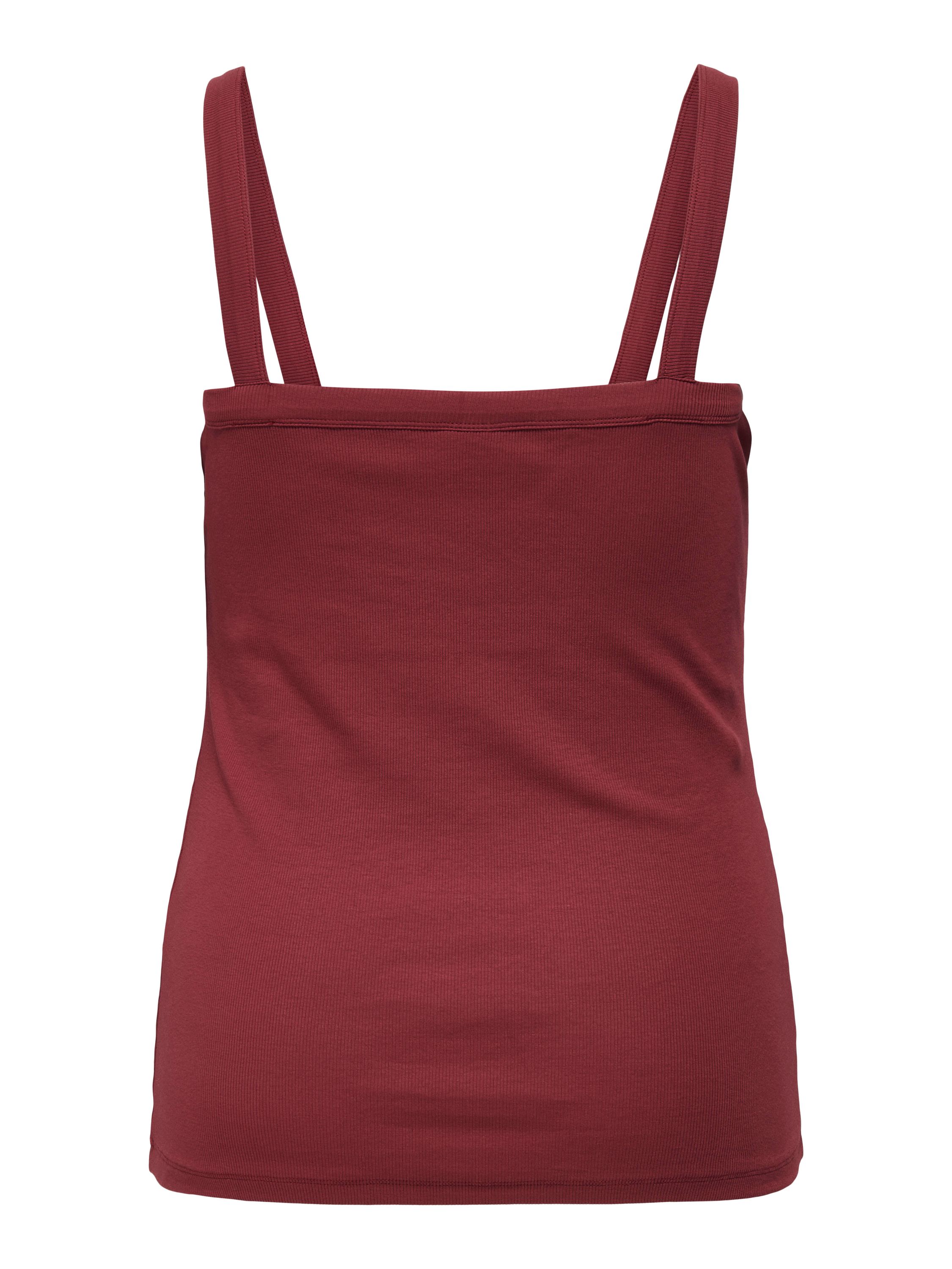 Top aus Baumwolle - Ruby Wine - Rot