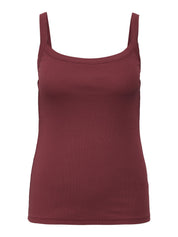 Top aus Baumwolle - Ruby Wine - Rot