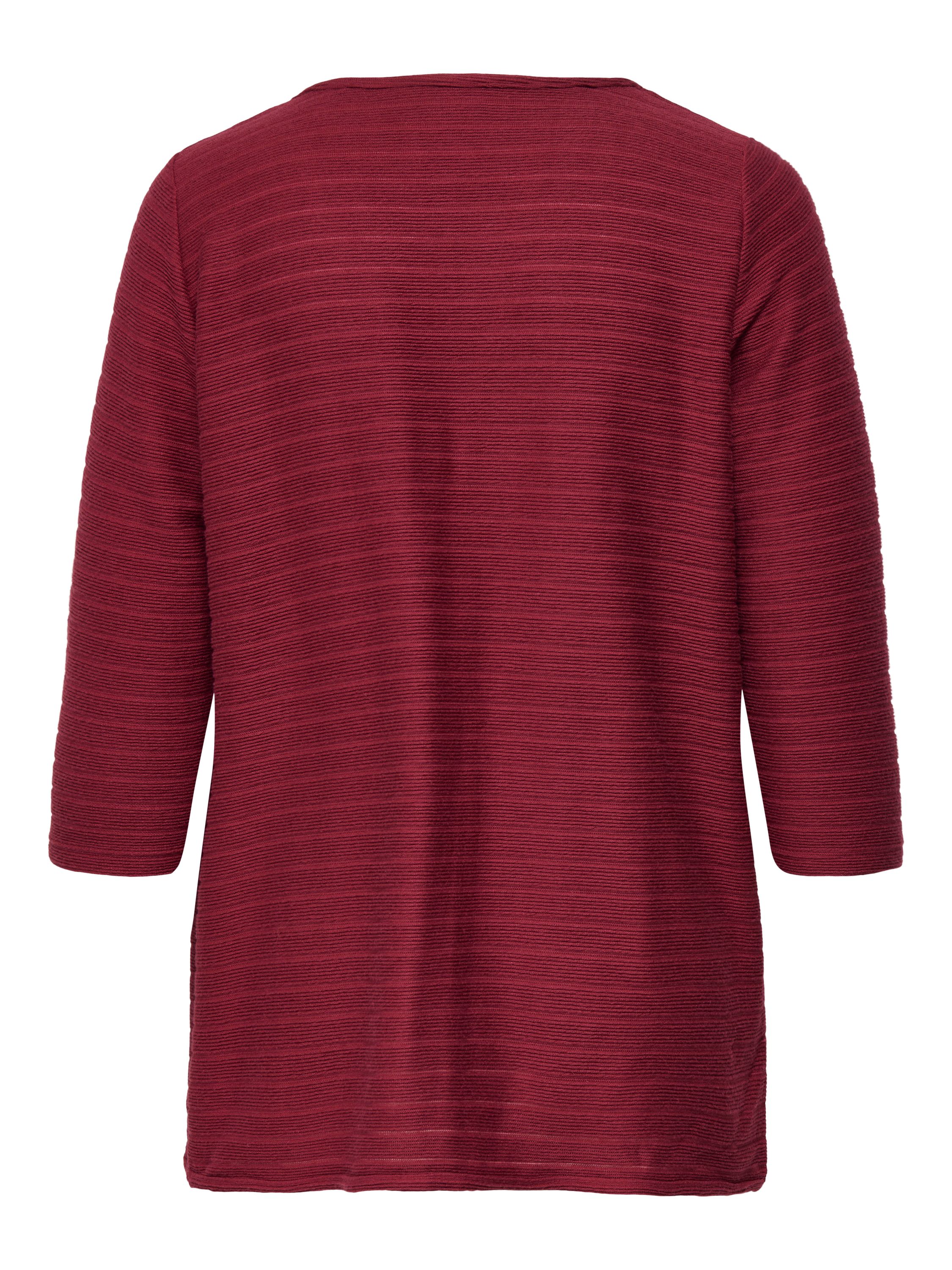 3/4 Cardigan - Ruby Wine - Rot