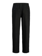 Leinenhose FLORENCE Loose Fit - Tap Shoe - Schwarz