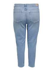 Jeans EMIL Curvy Straight Fit - Light Blue Denim - Blau