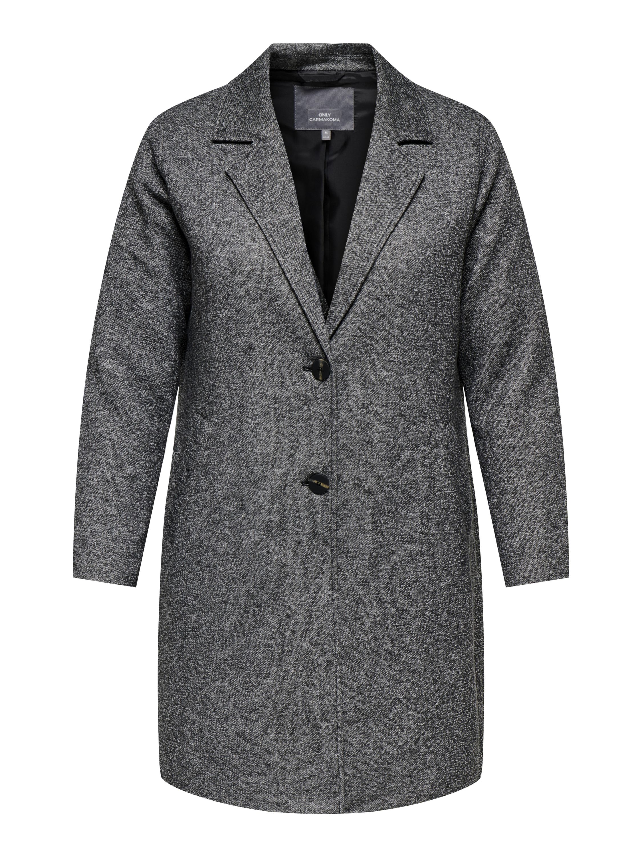 Mantel - Dark Grey/melange - Grau