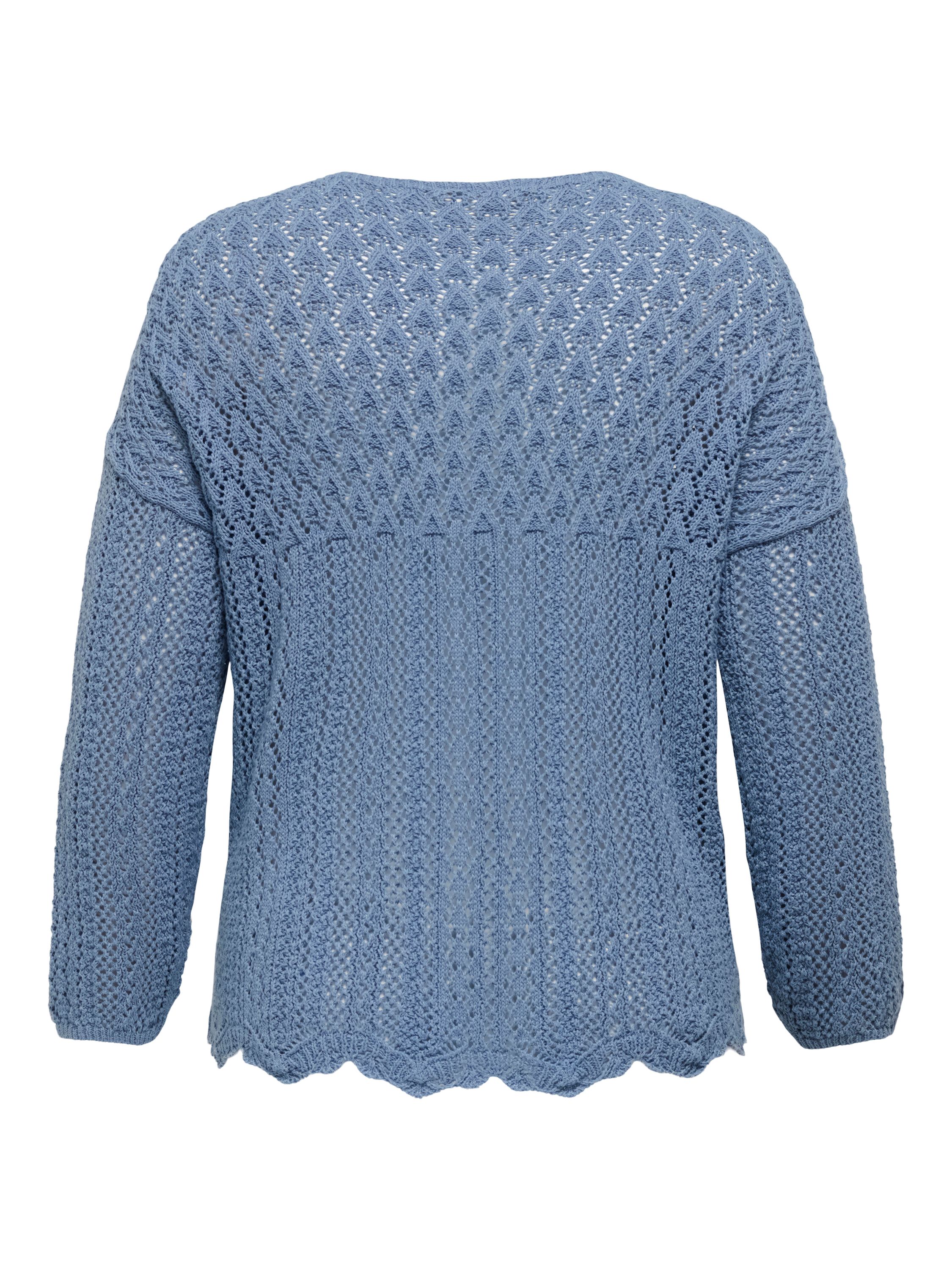 Strickjacke NOLA aus Baumwollmix - Captains Blue - Blau