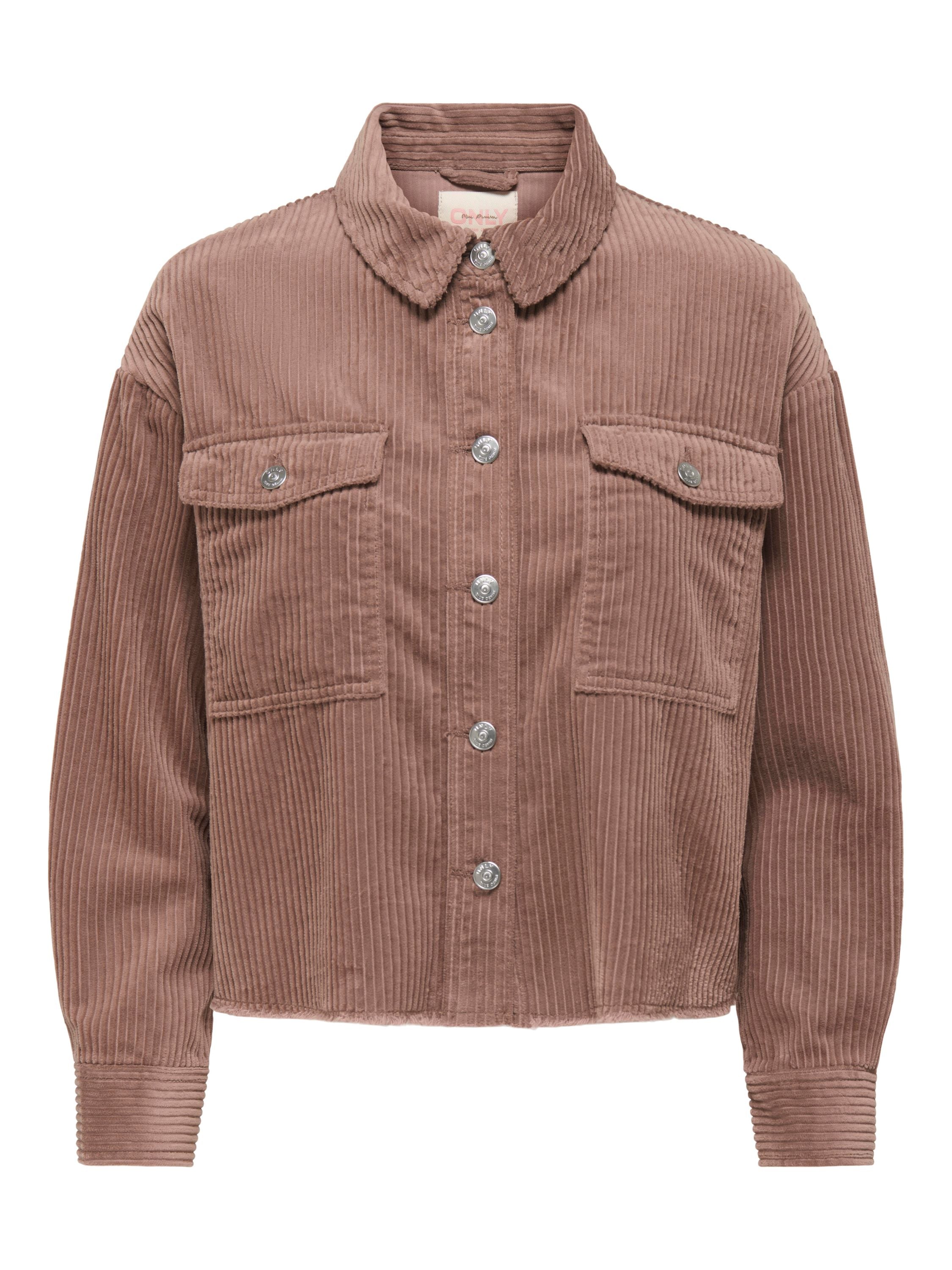 Cordjacke aus Baumwolle - Myristica - Rosa