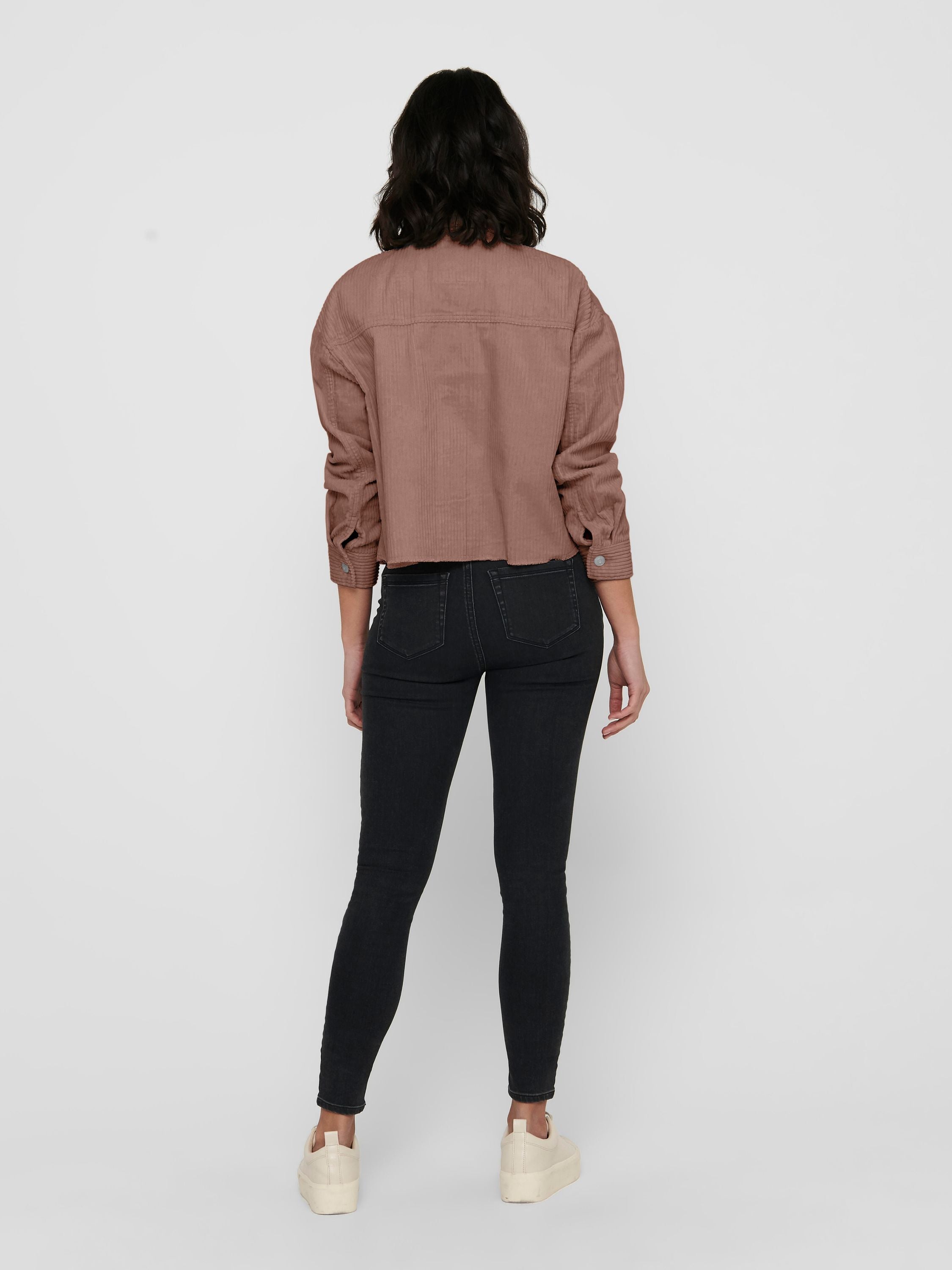 Cordjacke aus Baumwolle - Myristica - Rosa