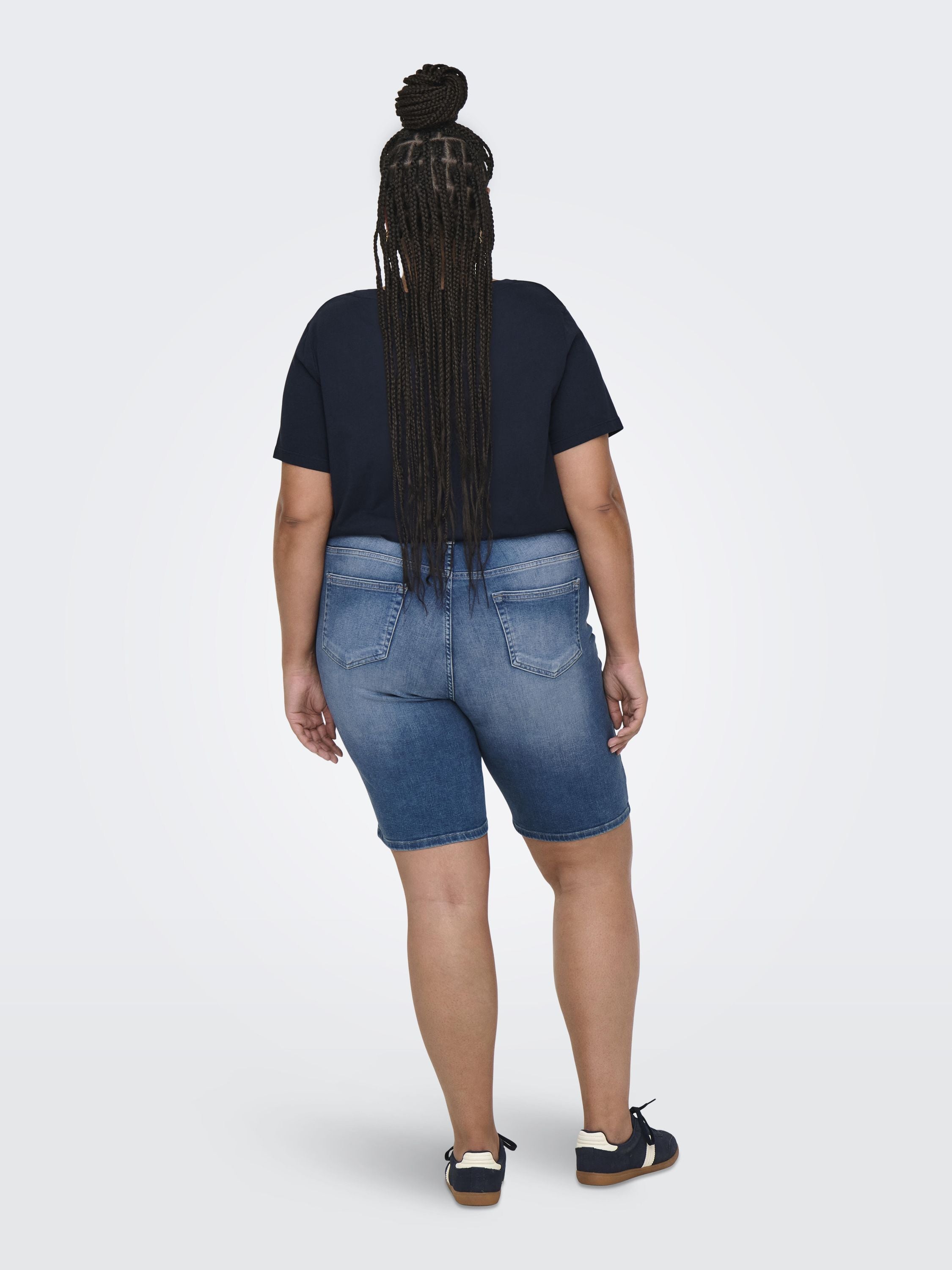 Jeansshorts WILLY High Waist - Medium Blue Denim - Blau