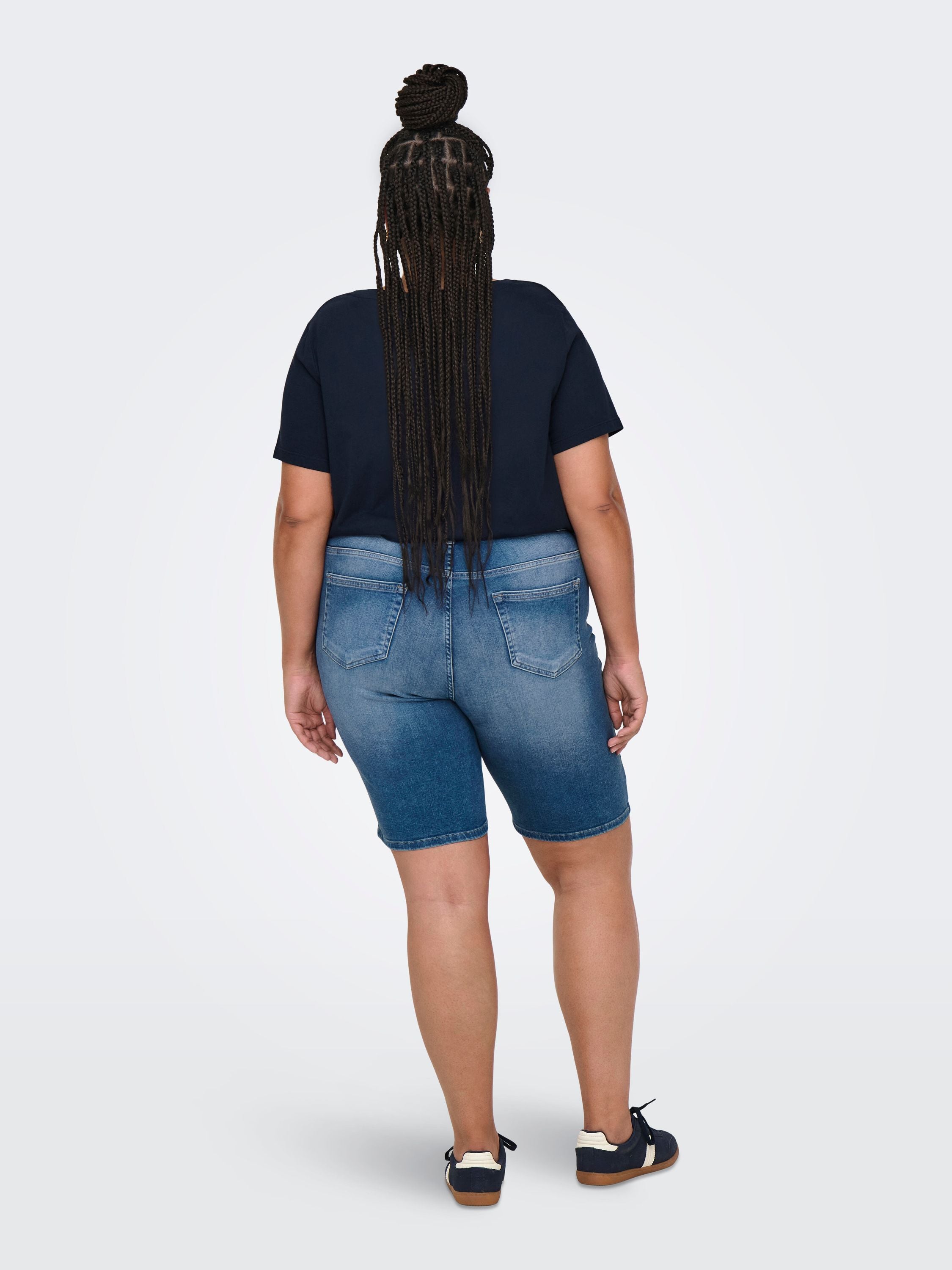 Jeansshorts WILLY High Waist - Medium Blue Denim - Blau